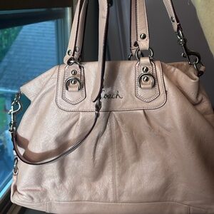 Vintage Coach pink shoulder bag